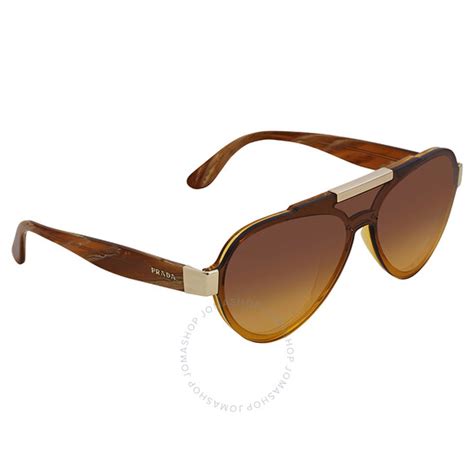 prada men pr 01us 44|Prada Yellow Pilot Sunglasses PR 01US VY60D4 44.